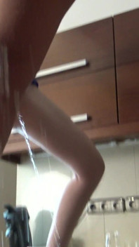 3 Girls Piss on Smirni in Kitchen