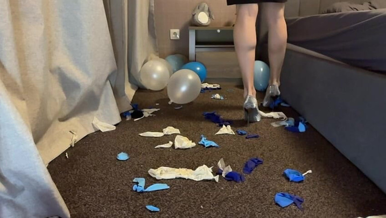 silicone_brunette: Balon higheels muncul