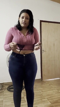Stepson Cuming on Stepmom Tits
