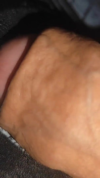 Creamy Pre-cum Slowly Sliding Down the Hole.