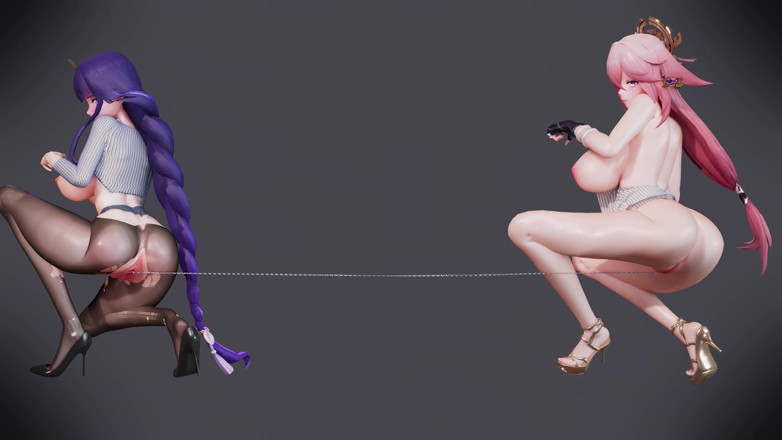 MikuMotion: Bar a Kamiko Chocolate Cream duo striptýz