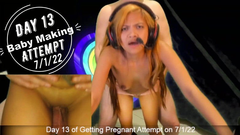 SexyGamingCouple: Day 13 wife breeding attempt - SexyGamingCouple