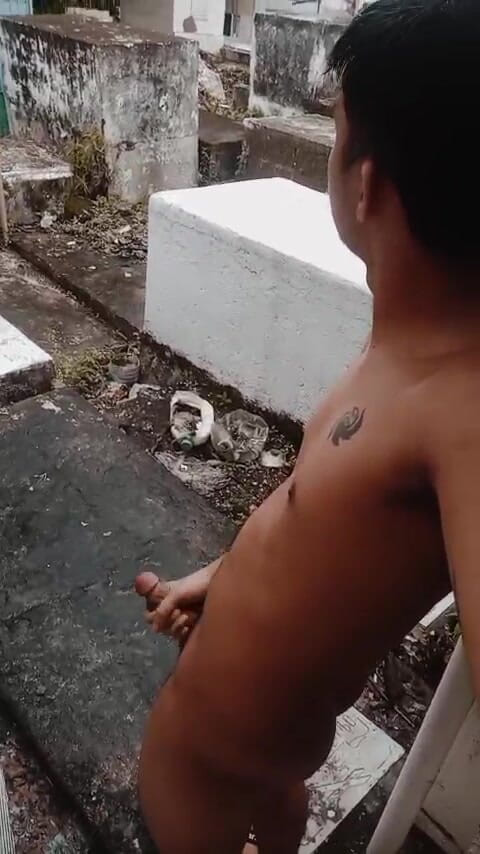 KrakenTwink: Menunggu ayah tiri di luar rumah! Pinoy Twink Bogel Zakar...
