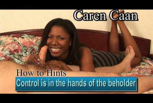 Black Magic Babes: Arahan handjob eboni