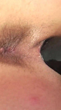 I hunt my cunt - experienced whore Sandra pounds her pussy with a big black dildo
