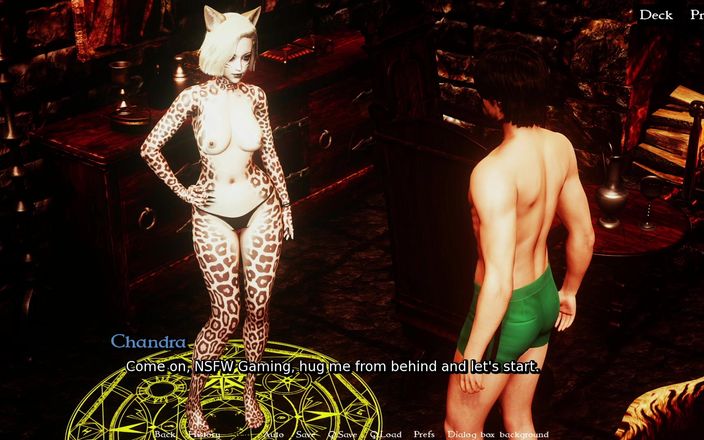 NSFW Gaming: Chica gata recarga magia frotando sus tetas por ti (furrhouse ch16p5)