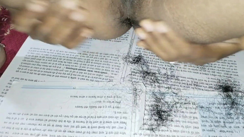 Rachna73: Kayınbirader makineyle saç keserek amını temizledi