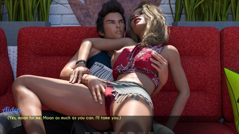 Porngame201: En fru och styvmor som riktigt knullar Sophia och Ellie...