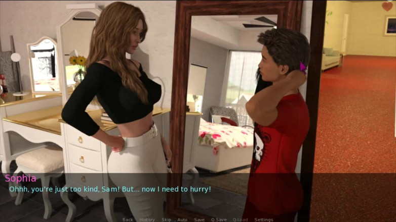 Visual Novels: Дружина і мачуха, частина 29 - студент роздягається з гарячою мілфою
