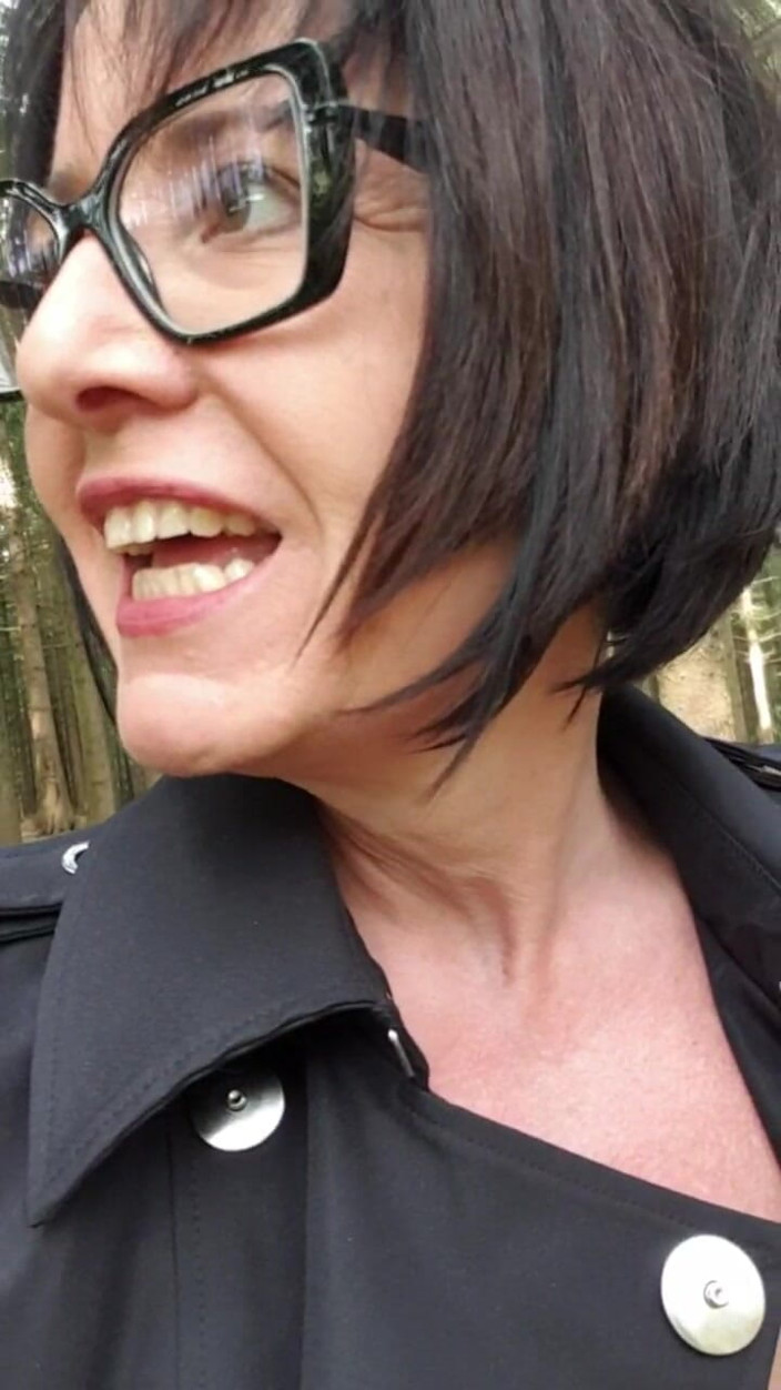 JulieEroticDress: Julie Strips Naked on the Side of the Road and...