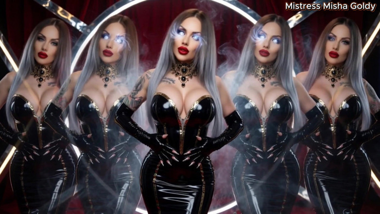Goddess Misha Goldy: Nu pot spune Nu, curvă. Îți place să fii speriat - mângâie și înghite...