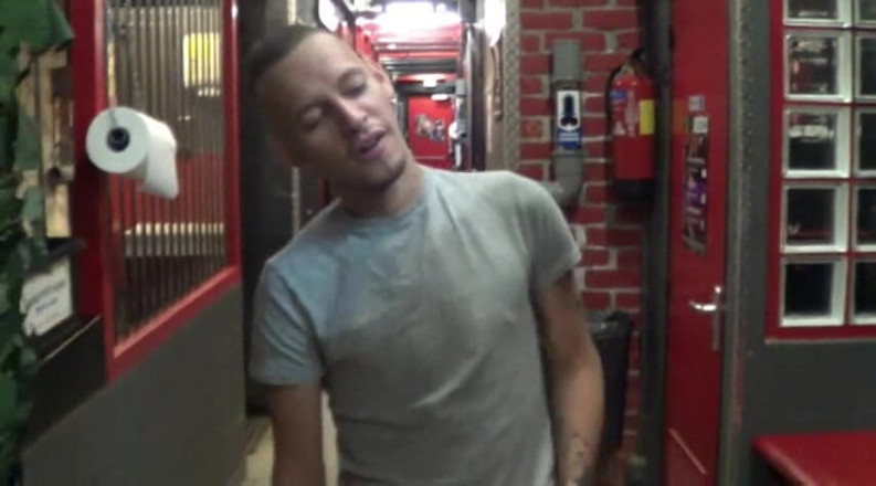 Gaybareback: Bitch fucked bareback in sling by latino