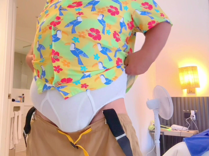 Hand-Free-Daddy-Chub: Cewek sange dengan berbulu ini dientot habis-habisan selama masterbation atau...