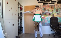 Bett Duett: Sporty Sex and Cumshot for Cheerleader Girlfriend ...