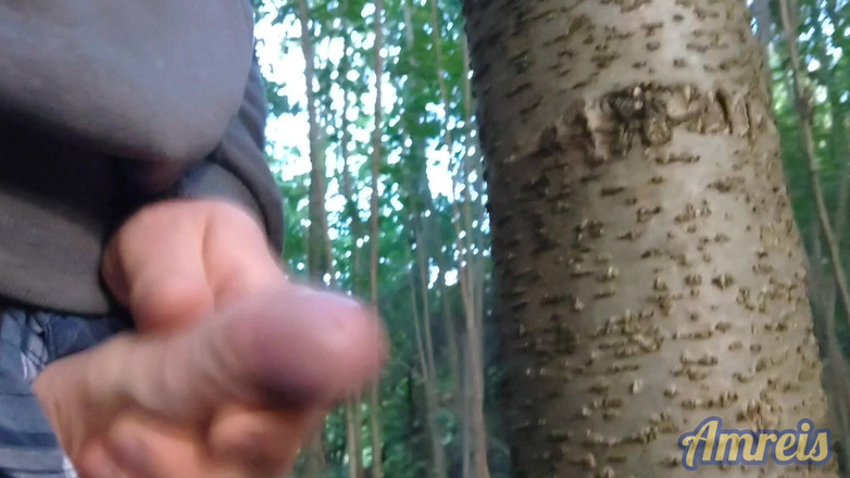 Amreis: Ngentot, aku nggak kuat lagi dan crot di hutan dekat...