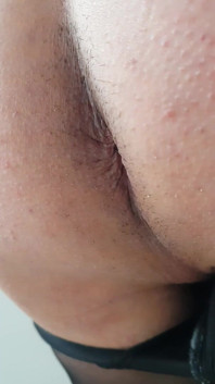 Dani_leg Moment Black Pantyhose Ass