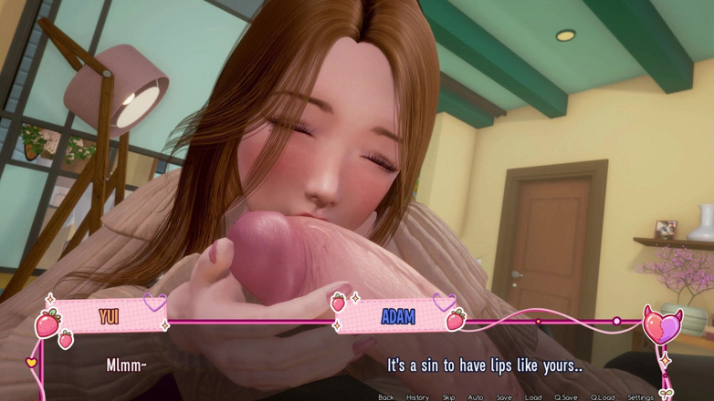 3D Cartoon Porn: Murmur 39 - Amy Chodí, Zatímco Yui a Sophie Lick Adam's Dick