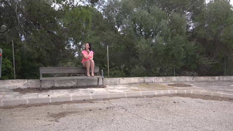 Watersports Media: Brunette slut is pissing outdoors