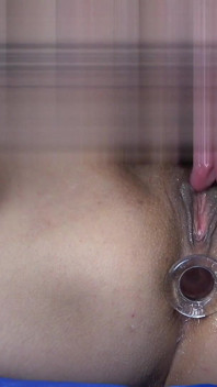 Wanita matang makan jus pantat dan creampie