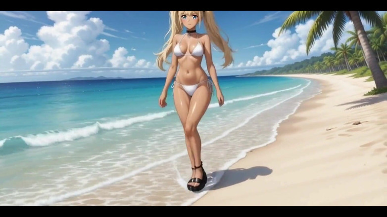 HotKitty20: ルミとの散歩 - 彼女は自分のアソコで遊ぶAI生成