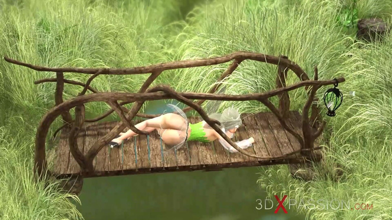 3dxpassion: Sexo quente! Tesão linda fada e gnomo na vila