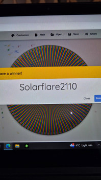 3rd Place Winner Congratulations to Solarflare2110