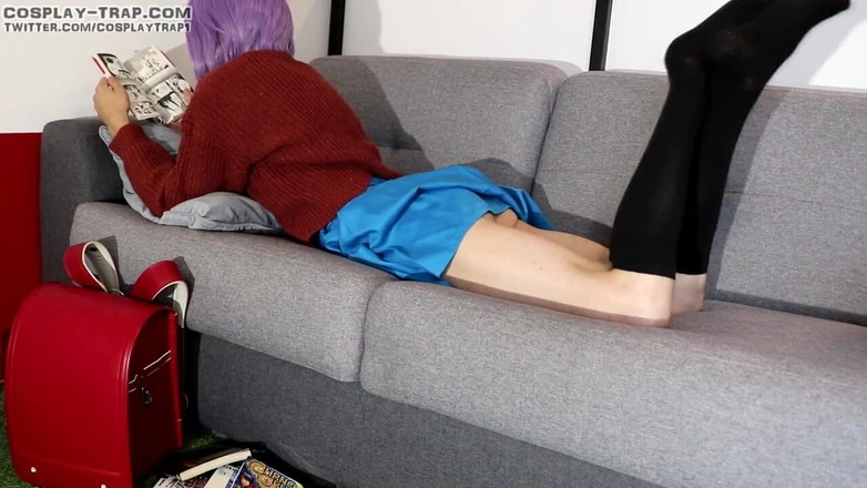 RosalinaxGirl: Crossdress Cosplay Nagato Gets Turned on Trailer