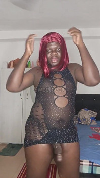 Jerking off My Dick with My Lingerie