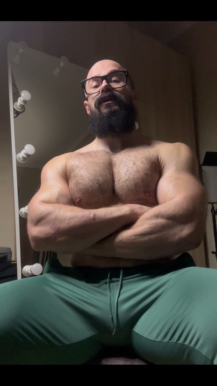 Mister Stone: Stretching Sweather Pants Bounce Muscle