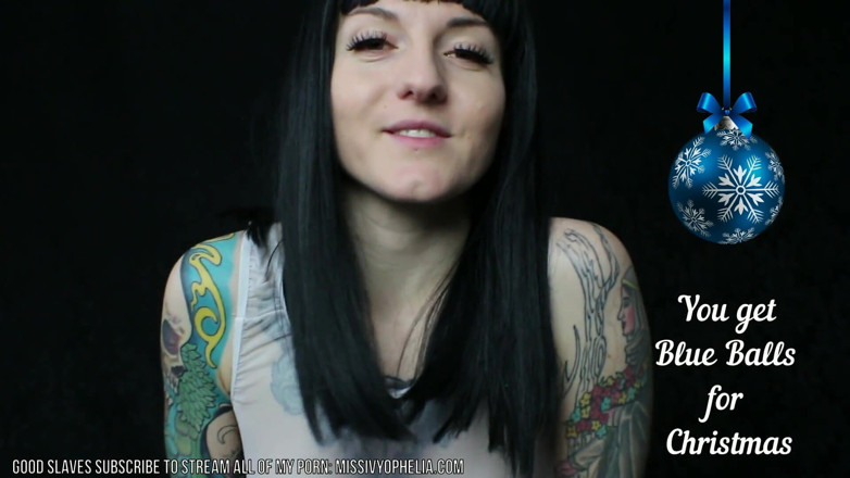 Miss Ivy Ophelia: Blue balls for Christmas 1