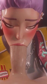 [kpop Demon Hunters] Rumi Sloppy Blowjob 3D Animation