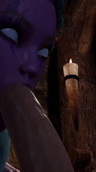 นางฟ้าแห่งราตรีอมควยชาวเบรตันใน Skyrim - Skyrim - Warcraft Porn Parody