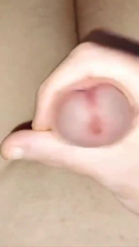 Young Man Masturbating and Moans Loud, Dick Explode. Closeup Cumshot - Xstepmommyx