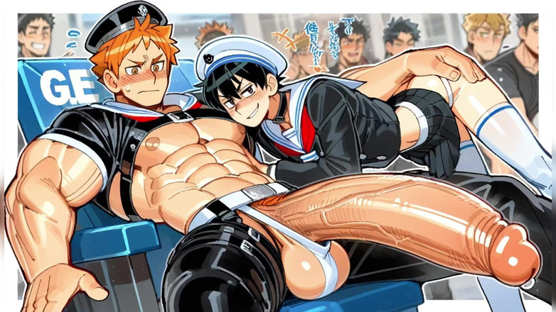 Twin007: Riesiger schwanz, junge, anal gefickt