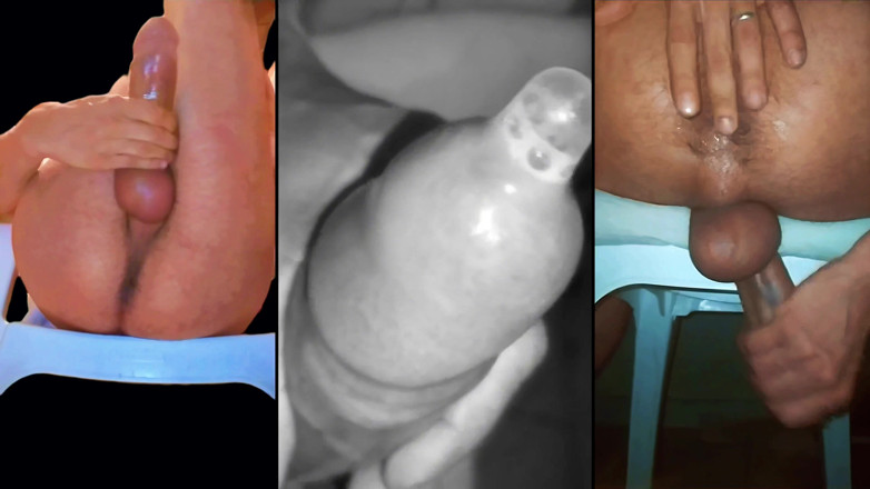 Naughty Cock: คลิปสั้นฉากลับแสนอร่อย: อยากรู้อยากเห็นเกือบไบช่วยตัวเองทางตูดควยอ้วนใหญ่และยิงน้ําเงี่ยนมากมาย