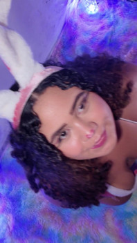 Naughty Bunny Giving Me a Blowjob with Her Huge Tits