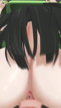 Olas wuthering - escena de sexo caliente de Chisa - animación 3D