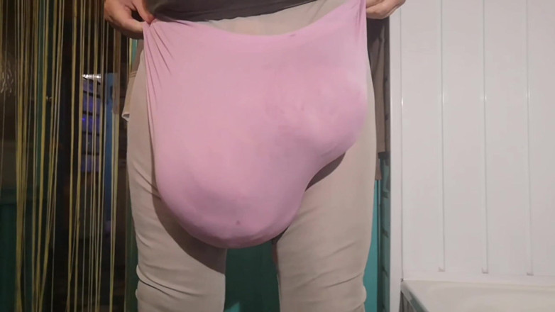 Monster_Meat_: Pretty in big pink underwear