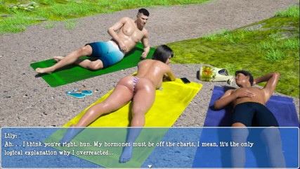 Dirty GamesXxX: スズラン:彼女は夫の親友の前でトップレスです