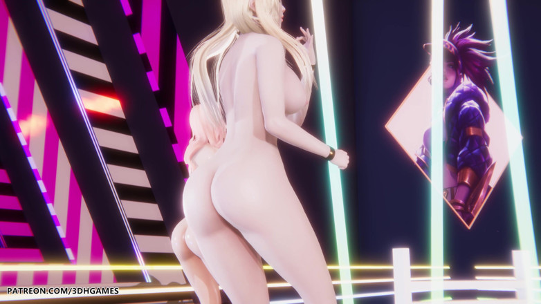 3D-Hentai Games: [mmd] Blackpink - whistle ahri akali seraphine seksi çıplak league of legends...