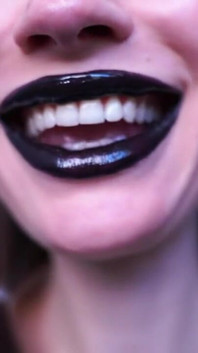 Get Lost in the Mesmerizing Gloss of My Phat, Gothic Lips as I Tease and Kiss You Into Submission