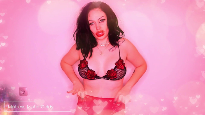 Goddess Misha Goldy: Adore meus lábios de cristal! JOI