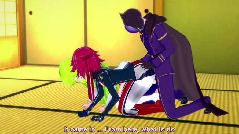 Wraith ward: CC dan Kallen berseronok dengan Lelouch : Parodi Geass Kod