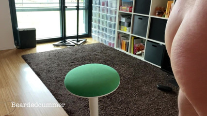 Beardedcummer: Papis webcam-session wichst fetten schwanz und abspritzen