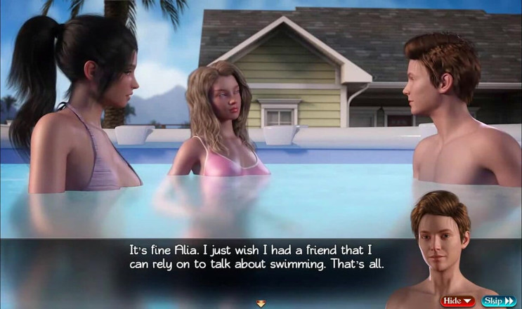 Dirty GamesXxX: Il tesoro di Nadia: festa in bikini nel cortile sul...