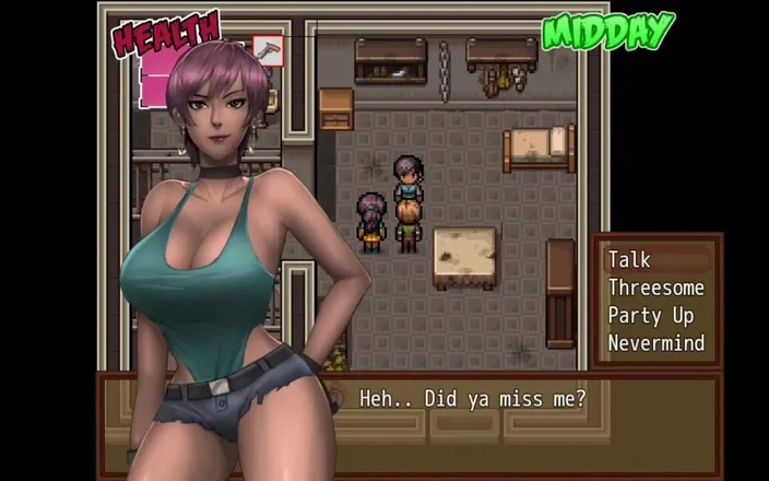 HotSummer117: Zombie's Retreat Cap 25 - Fucking a Sexy Blonde and a Threesome...