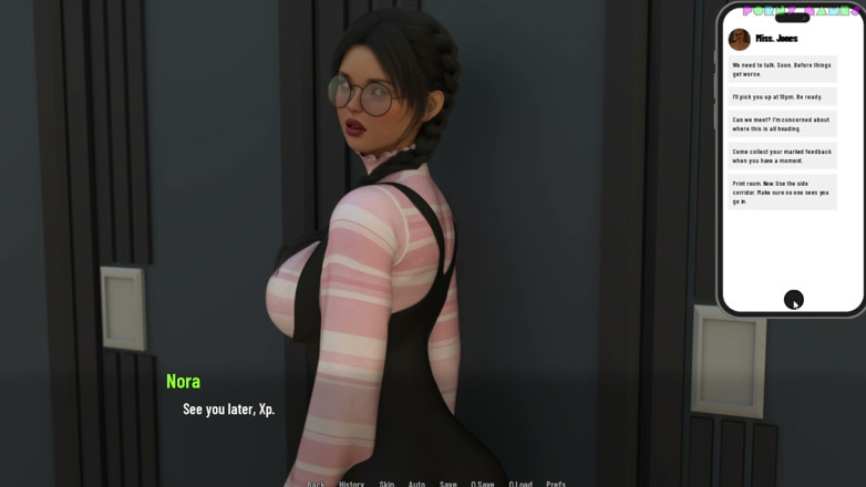 Porny Games: University Days by Greebo - Wrestling and Sex with a Goth...