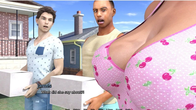 XXX Games Bunk: Laura Lustful Secret - เกมเพลย์ - สวมบทบาท - วันหยุด - แม่เลี้ยงช่วยเพื่อนลูกเลี้ยงชายบรรเทาตัวเอง