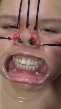 BBW Bondage Face with Cum on It