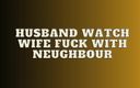 Honey Ross: Marido mira esposa follar con vecino